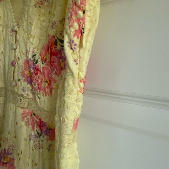 LOVESHACKFANCY Bea Cotton Eyelet Mini Dress - Picture 13 of 16